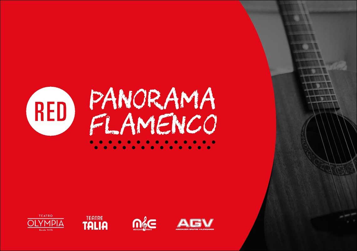 Red Panorama Flamenco